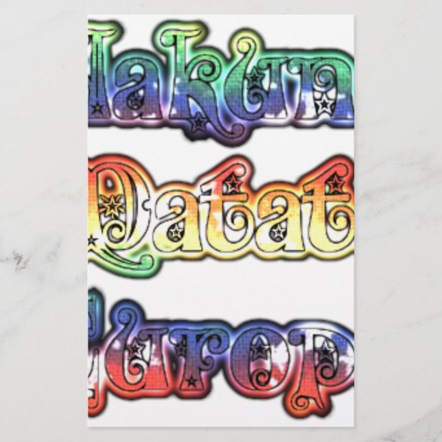 Hakuna Matata Europe Art Print/Graphic (Framsida)