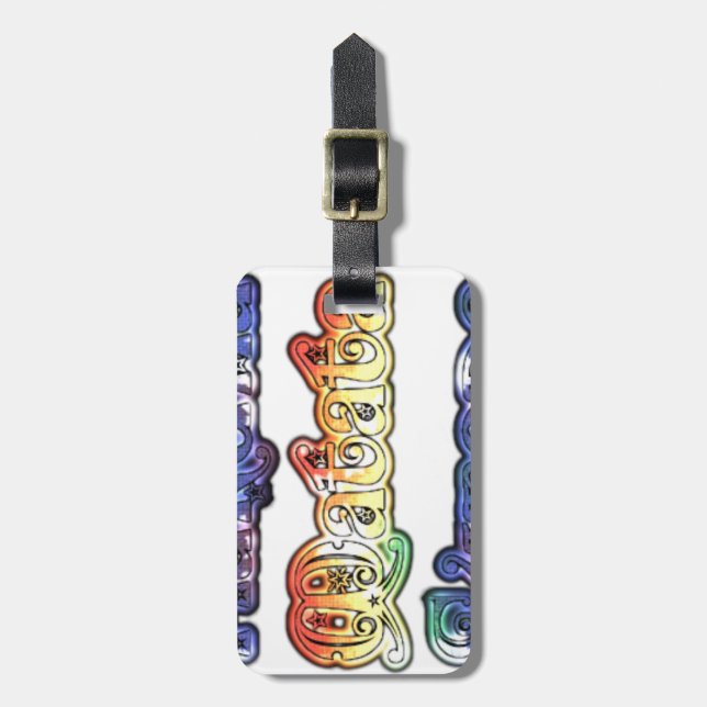 Hakuna Matata Europe Art Print/Graphic Bagagebricka (Vertikal Framsida)