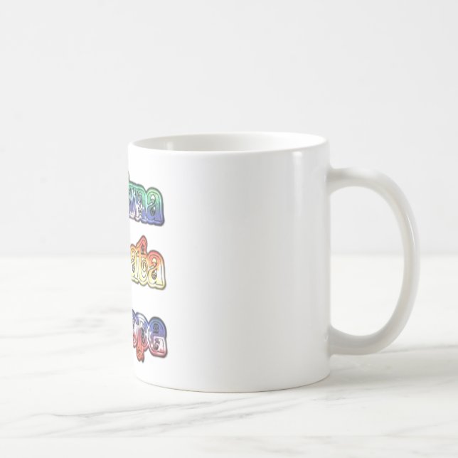 Hakuna Matata Europe Art Print/Graphic Kaffemugg (Höger)