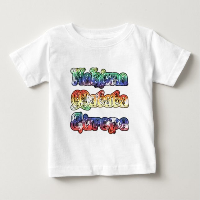 Hakuna Matata Europe Art Print/Graphic Tee (Framsida)