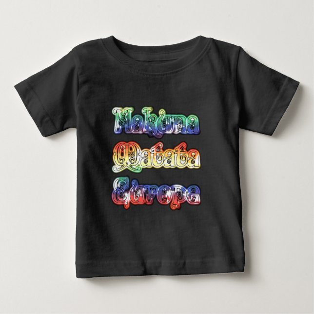 Hakuna Matata Europe Art Print/Graphic Tee (Framsida)