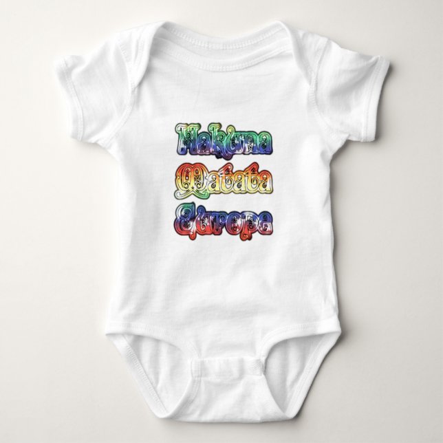 Hakuna Matata Europe Art Print/Graphic Tee Shirt (Framsida)