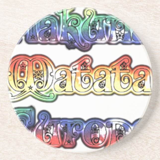 Hakuna Matata Europe Art Print/Graphic Underlägg (Framsidan)