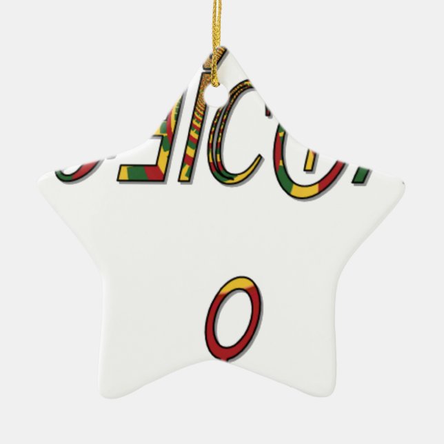 Hakuna Matata Female Officiell Gifts.png Julgransprydnad Keramik (Framsidan)