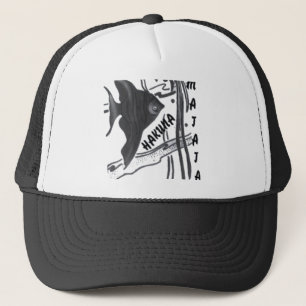 Hakuna Matata Fish Art Skriv ut Truckerkeps
