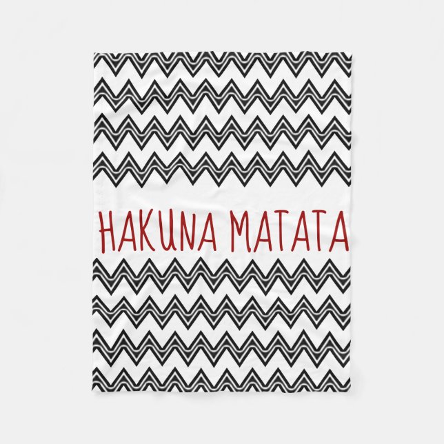 HAKUNA MATATA FLEECEFILT (Framsidan)