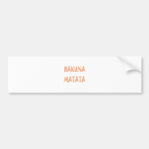 Hakuna Matata Gifts Coola Text Bildekal
