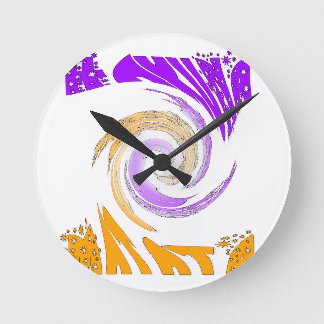 Hakuna Matata Gifts stjärnor.png Rund Klocka (Framsida)