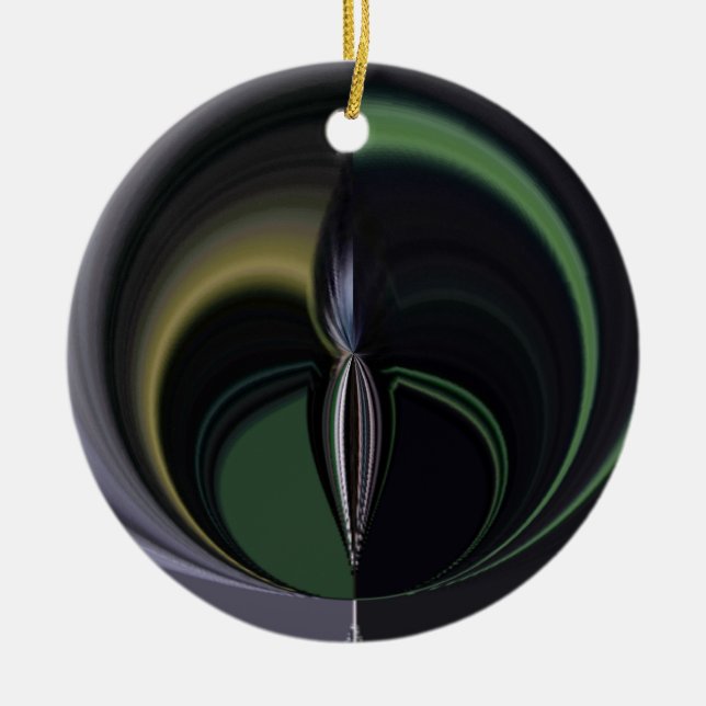 Hakuna Matata Girly presenterar Aurora Silver Lini Julgransprydnad Keramik (Framsidan)