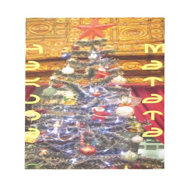 Hakuna Matata God jul & a Gott nytt år.p Anteckningsblock (Framsida)