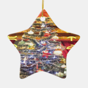 Hakuna Matata God jul & a Gott nytt år.p Julgransprydnad Keramik