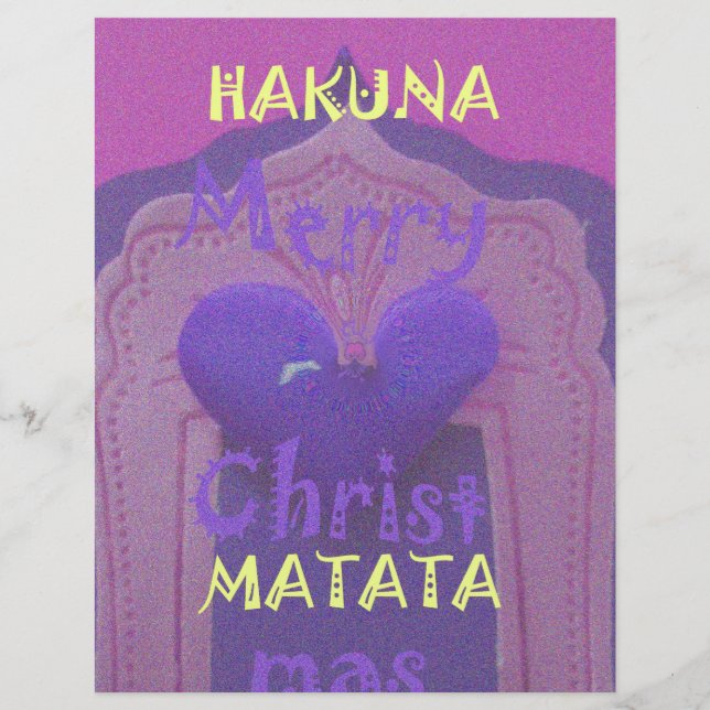 Hakuna Matata God jul Kärlek Design.jpg (Framsida)