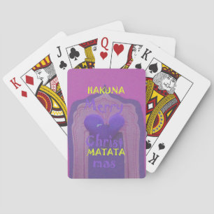 Hakuna Matata God Jul Kärlek Design.jpg Spel Kort