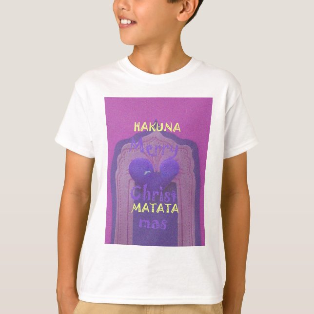 Hakuna Matata God jul Kärlek Design.jpg Tee (Framsida)