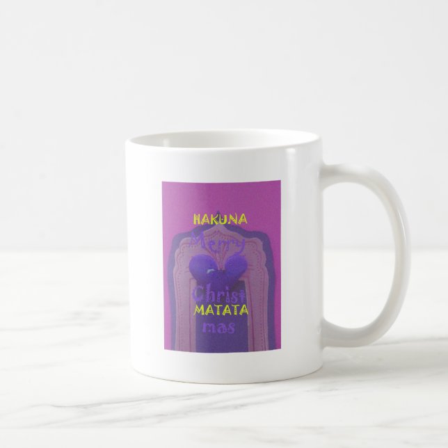 Hakuna Matata God jul Kärlek Design. Kaffemugg (Höger)