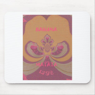 Hakuna Matata God jul vackra hjärtan Musmatta