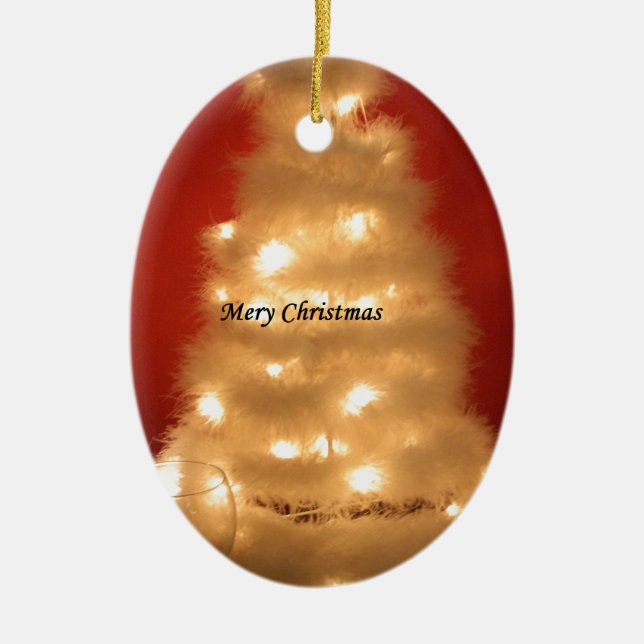 Hakuna Matata God jul white Julgransprydnad Keramik (Framsidan)