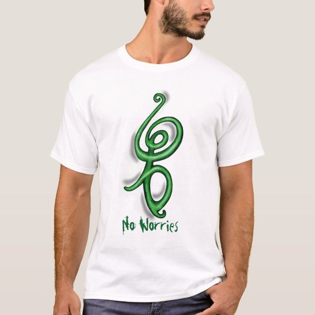 Hakuna Matata ~ Grönt Tee Shirt (Framsida)