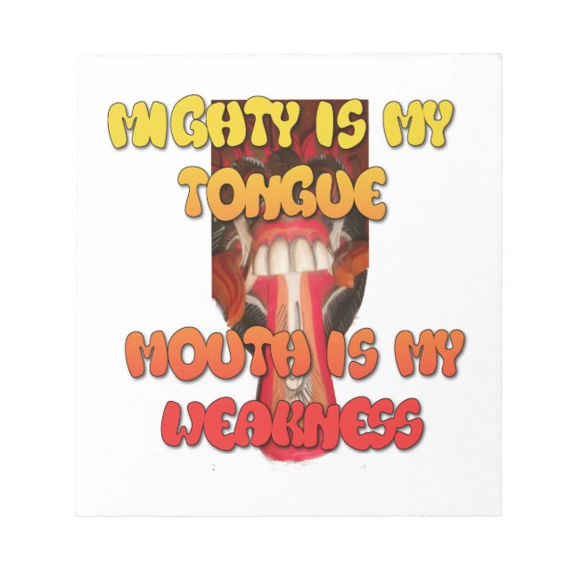 Hakuna Matata HAkuna Matata Big Mouth. Anteckningsblock (Framsida)