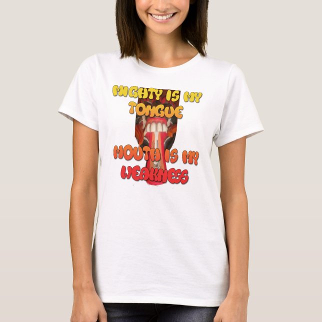 Hakuna Matata Hakuna Matata Big Mouth-klänning Tee (Framsida)