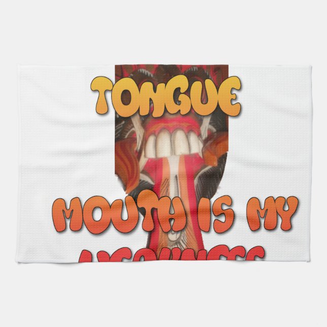 Hakuna Matata HAkuna Matata Big Mouth. Kökshandduk (Horisontell)