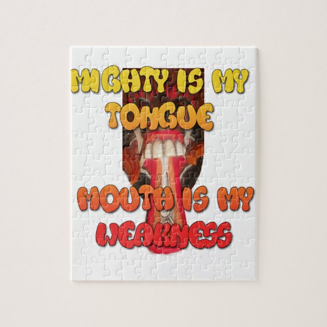 Hakuna Matata HAkuna Matata Big Mouth. Pussel (Vertikal)