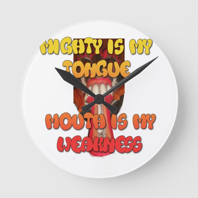 Hakuna Matata HAkuna Matata Big Mouth. Rund Klocka (Framsida)