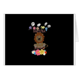 Hakuna Matata Hakunamatata baby lejon.png Hälsningskort
