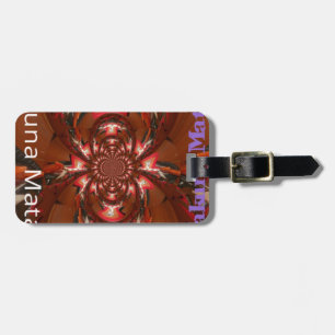 Hakuna Matata Halloween Mask Kaleidoscope Abstrakt Bagagebricka