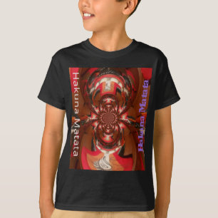 Hakuna Matata Halloween Mask Kaleidoscope Abstrakt T-shirt
