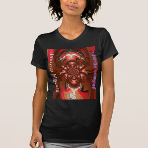Hakuna Matata Halloween Mask Kaleidoscope Abstrakt T-shirt