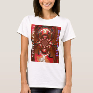 Hakuna Matata Halloween Mask Kaleidoscope Abstrakt Tee Shirt