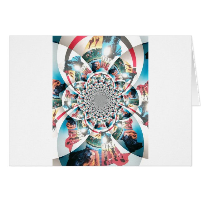 Hakuna Matata Hälsningskort (Framsidan Horizontal)