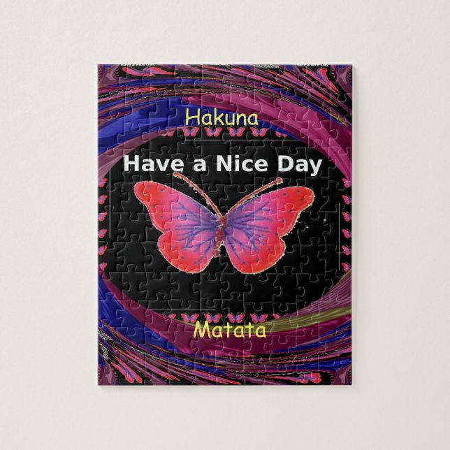 Hakuna Matata har en trevlig dag.png Pussel (Vertikal)