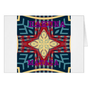 Hakuna Matata Hope design Hälsningskort
