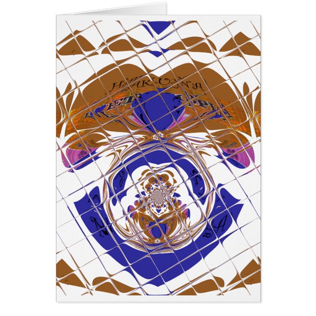 Hakuna Matata I kärlek Etiopien Färg design.png Hälsningskort (Framsidan)