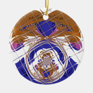 Hakuna Matata I kärlek Etiopien Färg design.png Julgransprydnad Keramik