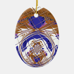Hakuna Matata I kärlek Etiopien Färg design.png Julgransprydnad Keramik