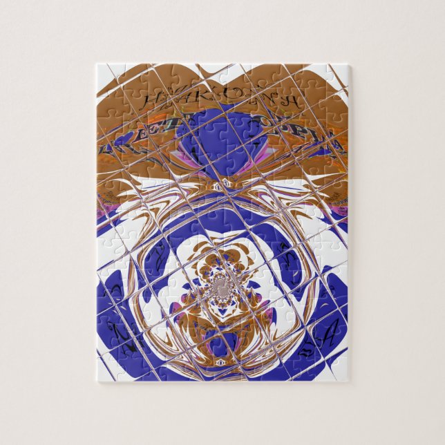 Hakuna Matata I kärlek Etiopien Färg design.png Pussel (Vertikal)