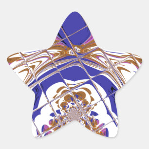 Hakuna Matata I kärlek Etiopien Färg design.png Stjärnformat Klistermärke