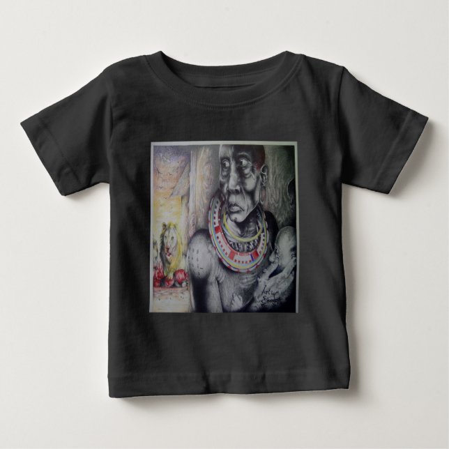 Hakuna Matata Infant Long SleeveTee-Shirt-mall T Shirt (Framsida)