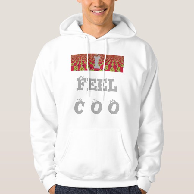 Hakuna Matata Jag känner Coola design Hoodie (Framsida)