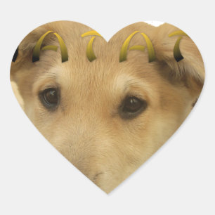 Hakuna Matata Jag vet vad du tänker på pinctur Hjärtformat Klistermärke