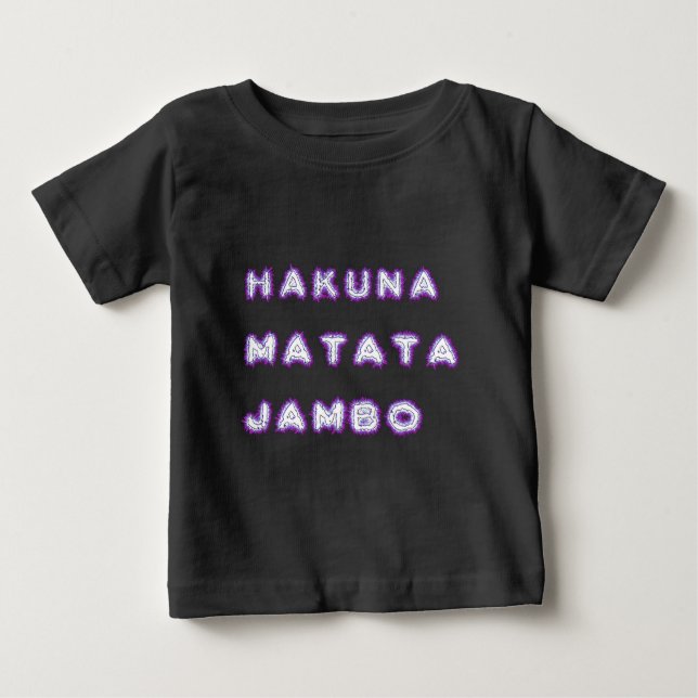 HAKUNA MATATA JAMBO GIFTS TEE SHIRT (Framsida)