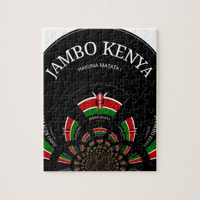 Hakuna Matata Jambo Kenya Pussel (Vertikal)