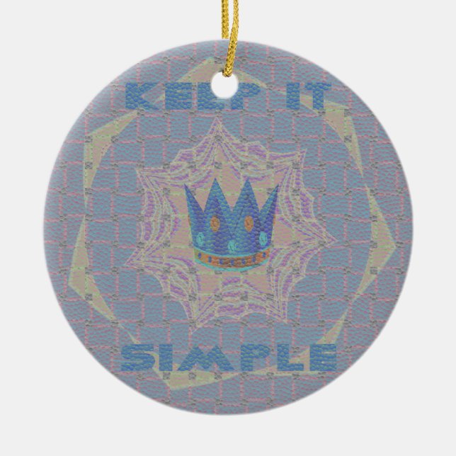 Hakuna matata julgransprydnad keramik (Framsidan)