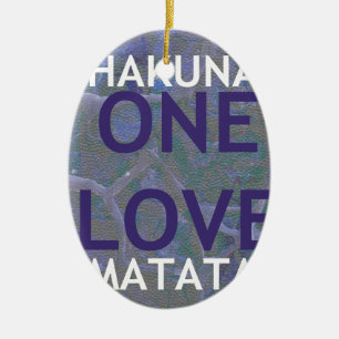 HAKUNA MATATA JULGRANSPRYDNAD KERAMIK