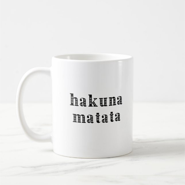 Hakuna Matata Kaffemugg (Vänster)