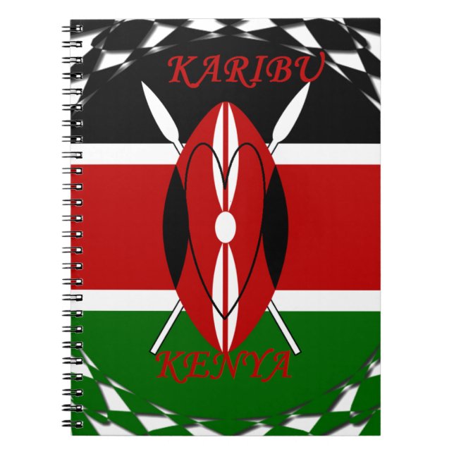 Hakuna matata Karaibu Kenya Anteckningsbok (Framsidan)