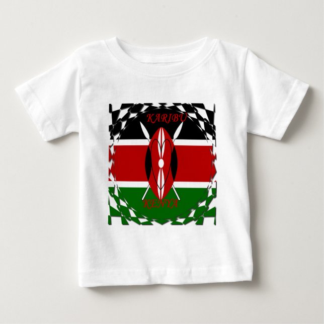 Hakuna matata Karaibu Kenya Tee (Framsida)